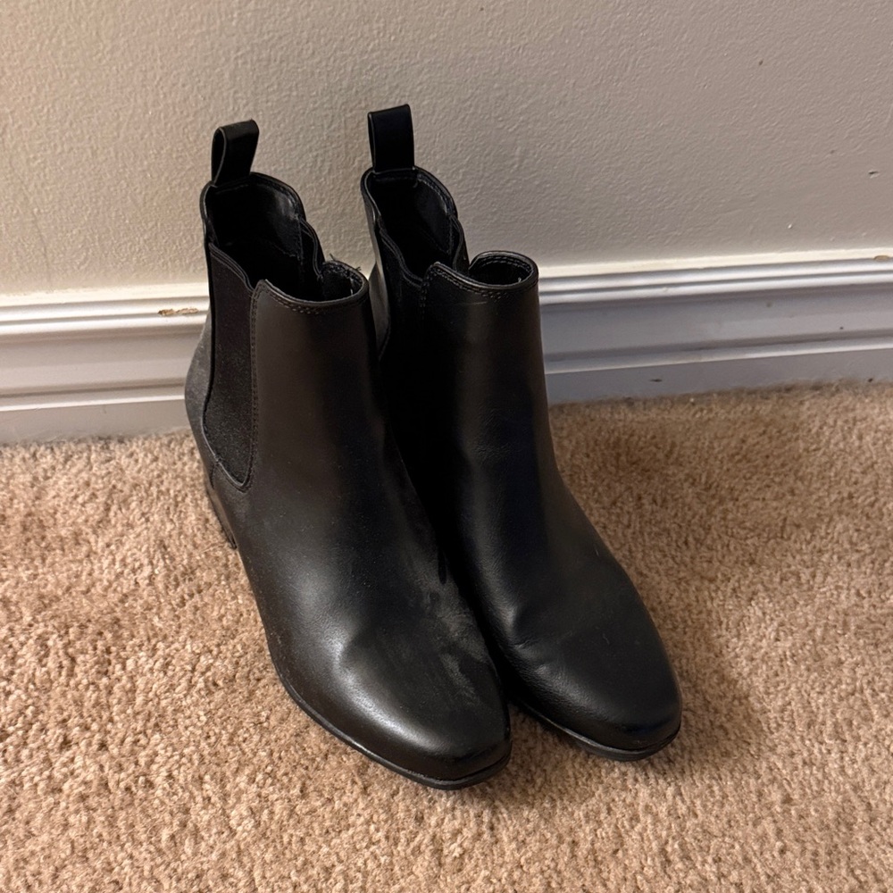 a new day Black Ankle Booties
